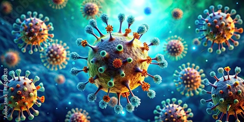 Virus grippe sida IA 21, virus, grippe, sida, IA 21, influenza, disease, illness, pandemic, medical, healthcare