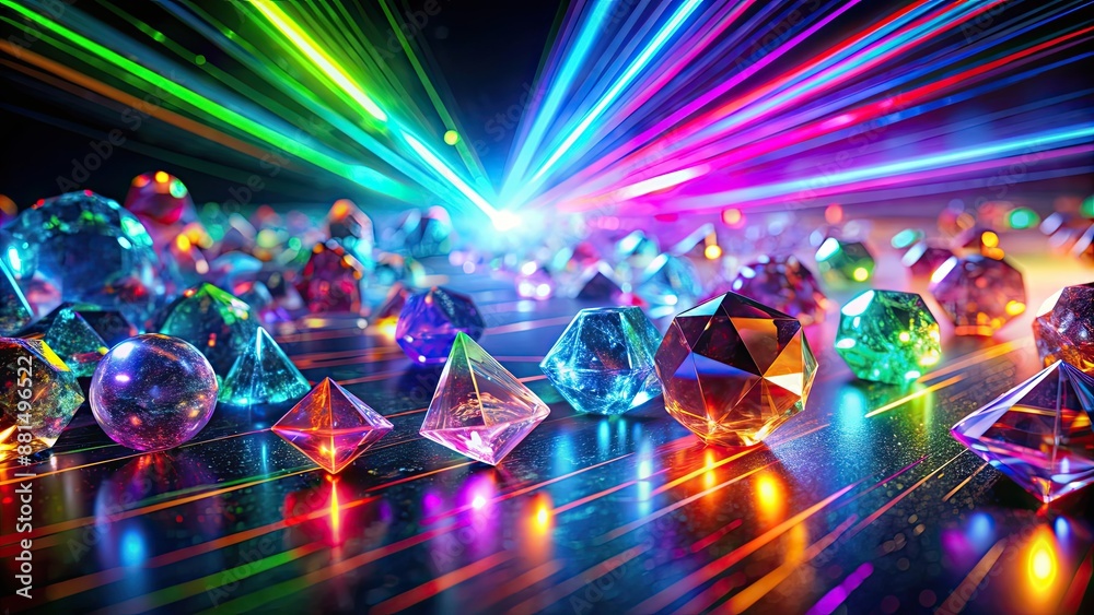 Neon glowing gemstones and colorful streaks of light , neon, glowing, gemstones, colorful, streaks, light, vibrant, futuristic Neon glowing gemstones and colorful streaks of light , neon, glowing, gemstones, colorful, streaks, light, vibrant, futuristic