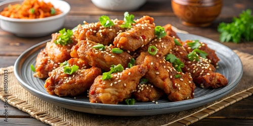 Culinary Delight: Sesame-Seasoned Korean Fried Chicken