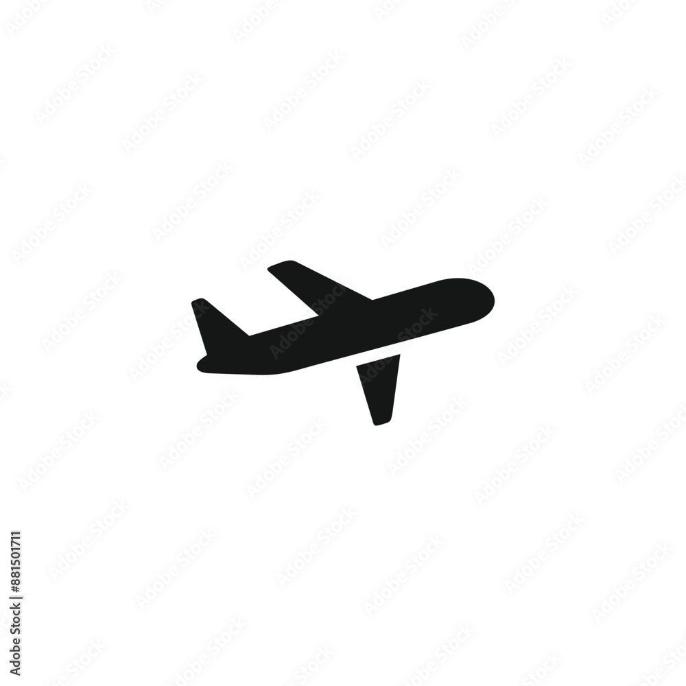 Obraz premium Plane icon vector. EPS 10 editable vector