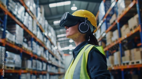 Streamlining Warehouse Operations with Voice Command Headset for Hands-Free Efficiency © Sirathee