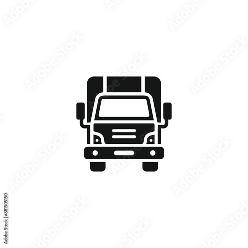 Truck icon vector. EPS 10 editable vector