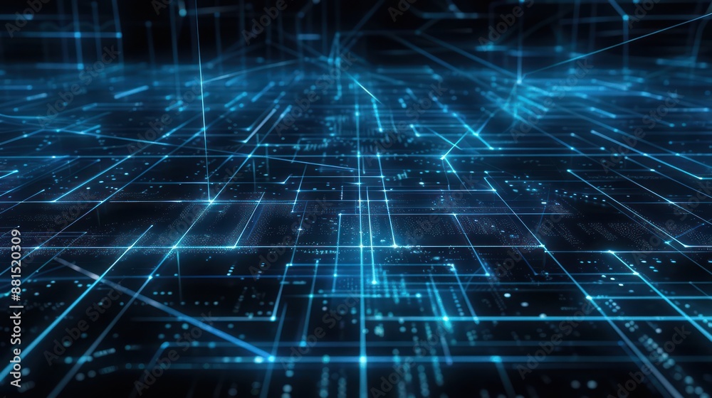 Abstract Digital Network Background Abstract Digital Network Background