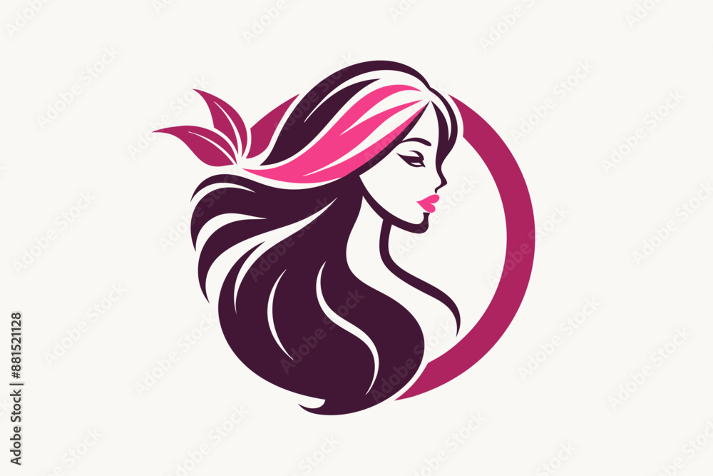 Fashion logo design silhouette vector art illustration Fashion logo design silhouette vector art illustration