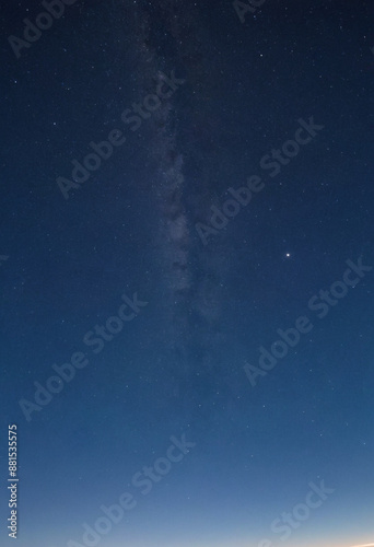 bright clear sky of space, no other objects