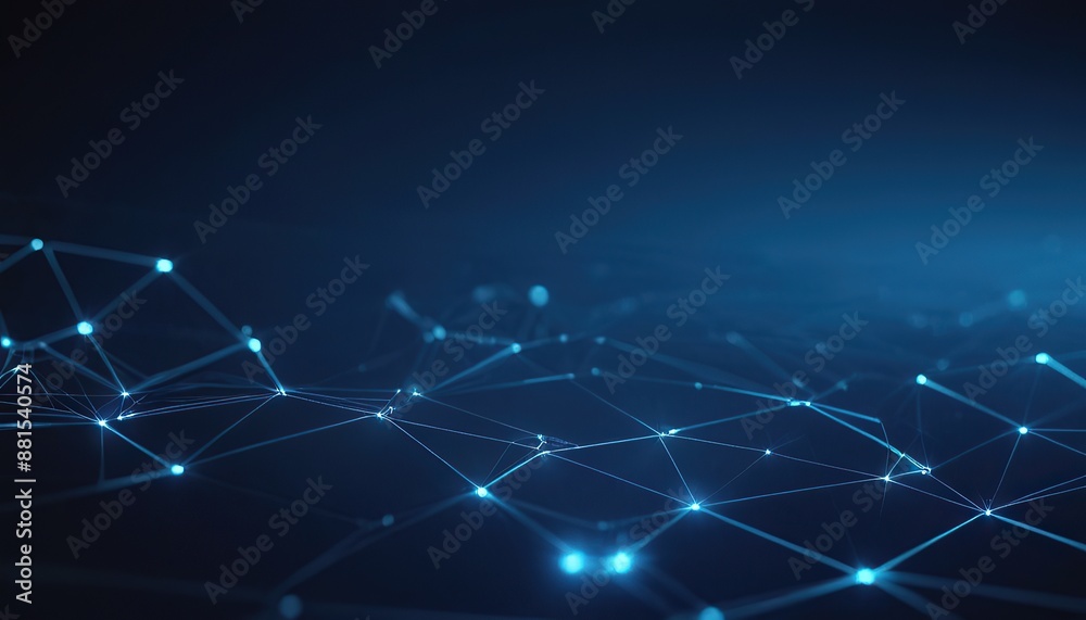 Obraz premium Network connection structure. Digital background with dots and lines. Big data visualization. 3D rendering.179