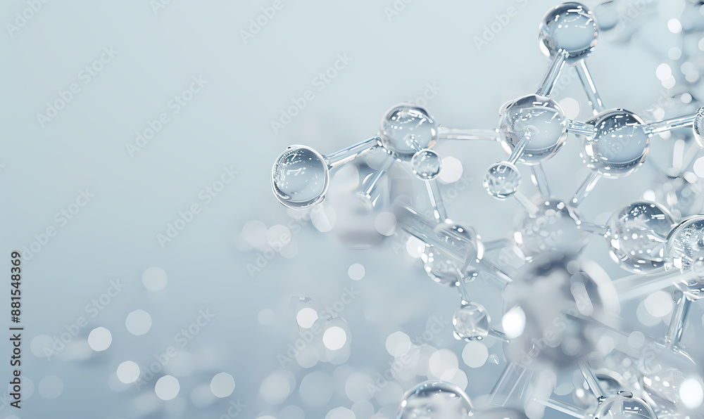 3d render of molecule