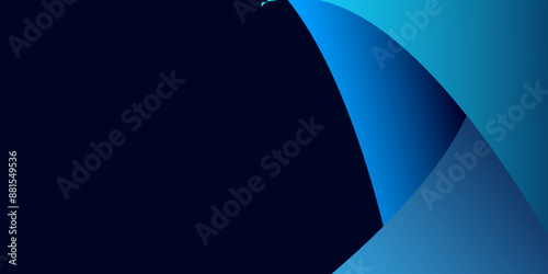 Abstract geometric blue light and navy dark color background. geometric illustration with gradient.  wave lines background texture design for poster, banner, card and template. Vector illustration. 