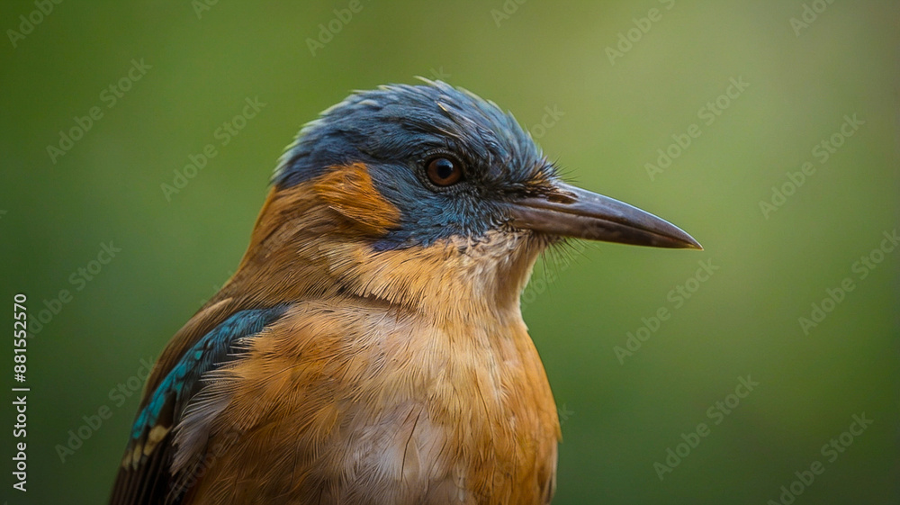 Fototapeta premium An CGI Bird on a three nature beaultiful