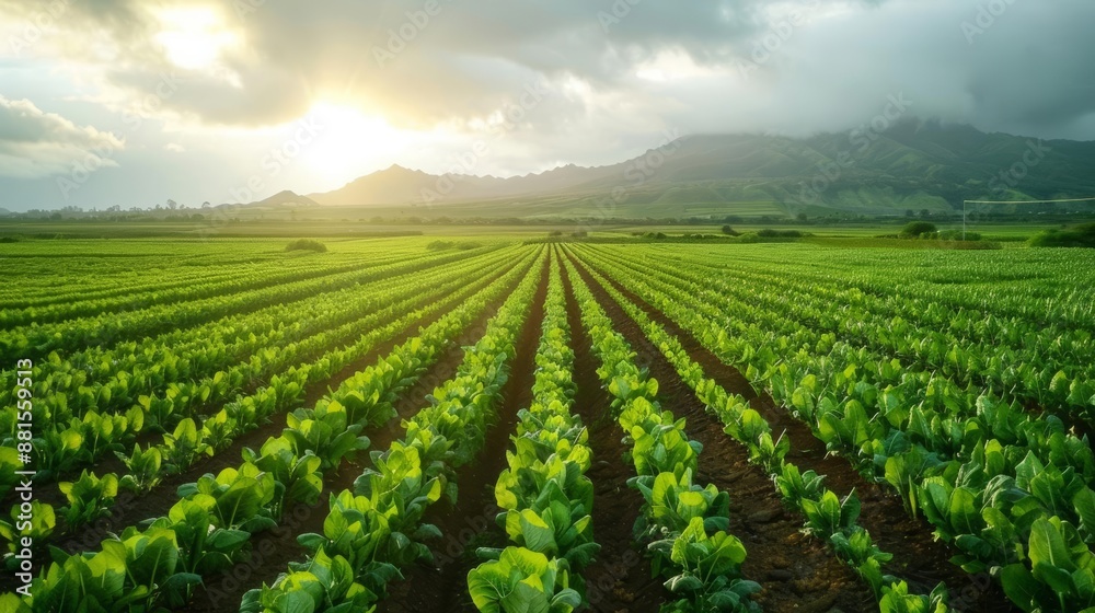 Stunning photo of a large plantation with diverse crops, Plantation, Crop diversity Stunning photo of a large plantation with diverse crops, Plantation, Crop diversity