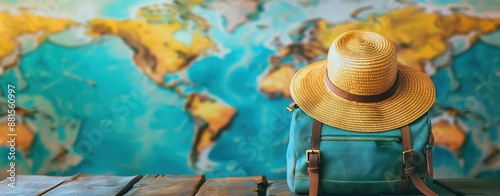 World Tourism Day, exploring the world, exciting design, ample copy space