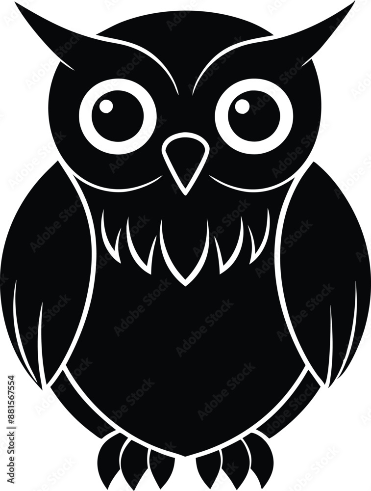 Owl Silhouette, owl logo vector black
Owl Silhouette, owl logo vector black