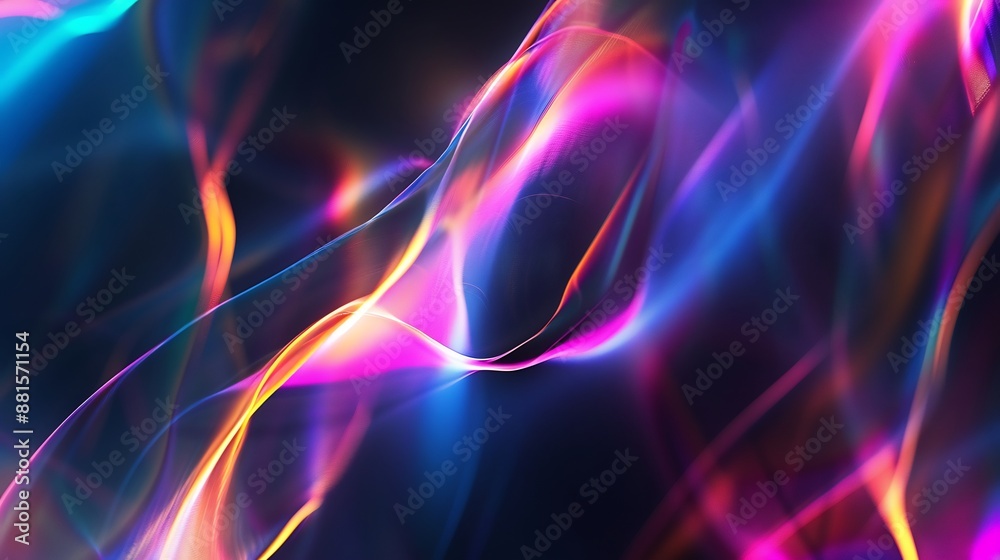 Abstract Neon Lights Design Abstract Neon Lights Design