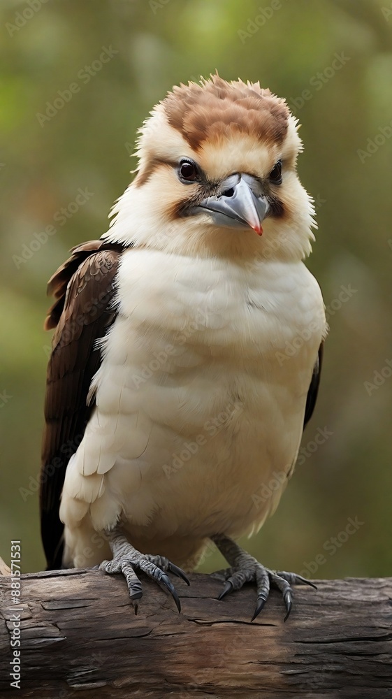 Portrait of a red-tailed hawk, a majestic bird of prey with a sharp beak and powerful wings, perched on a branch, displaying its striking feathers and intense gaze Portrait of a red-tailed hawk, a majestic bird of prey with a sharp beak and powerful wings, perched on a branch, displaying its striking feathers and intense gaze