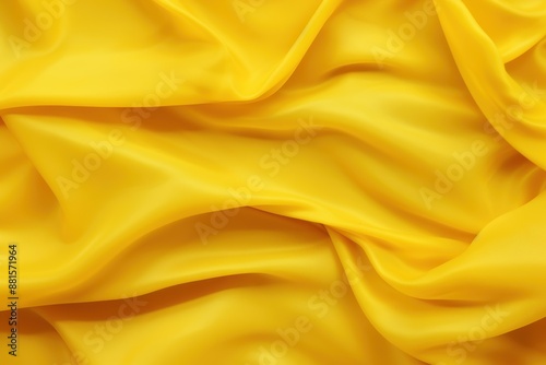 Vibrant yellow fabric texture