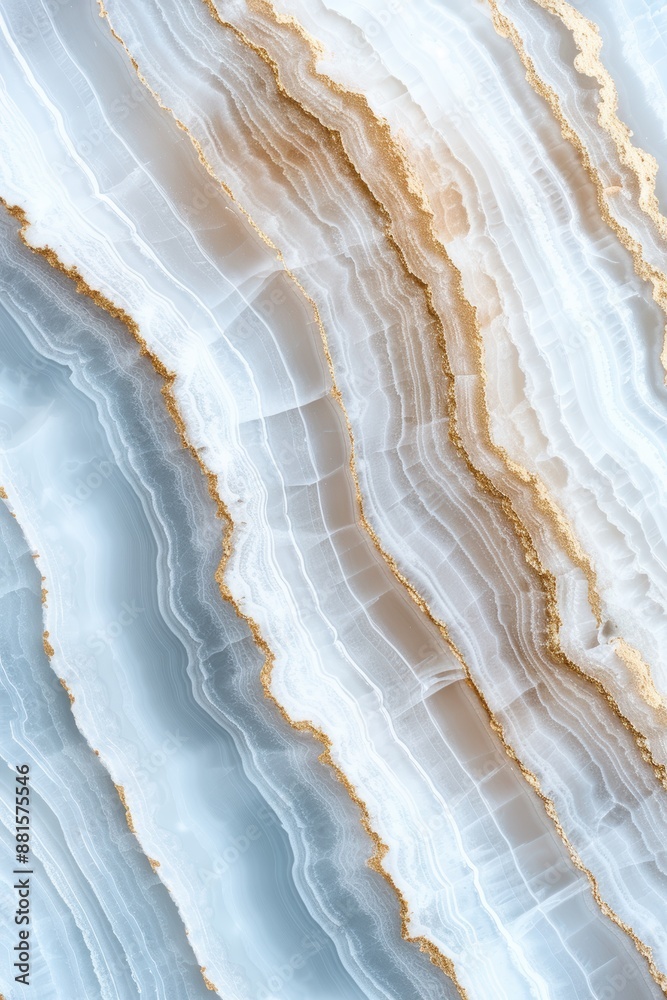 Obraz premium Elegant marble texture with golden veins