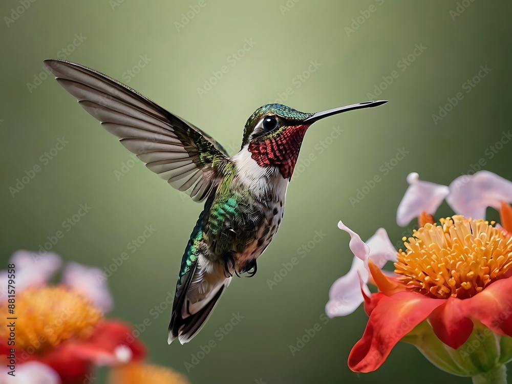 Obraz premium hummingbird in flight