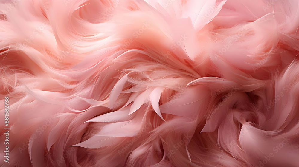 Pink Feather Abstract Background Pink Feather Abstract Background