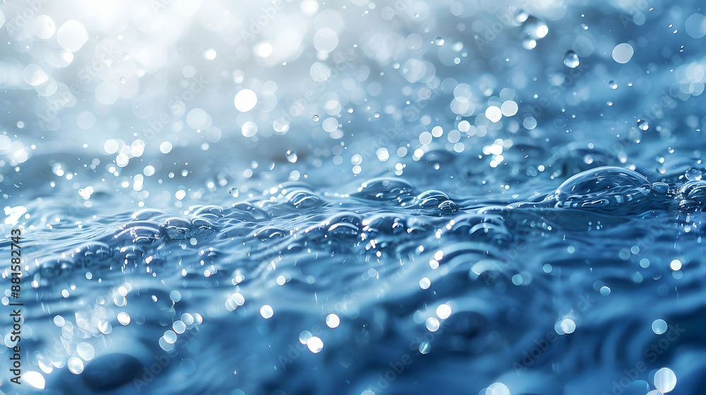 Water Drops and Bubbles Abstract Background Water Drops and Bubbles Abstract Background