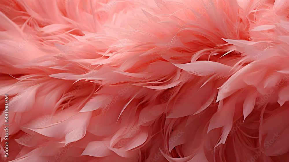 Pink Feathers Texture Background Illustration Pink Feathers Texture Background Illustration