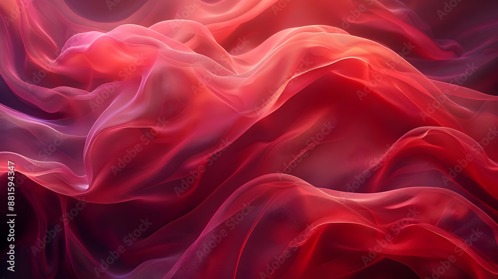 Abstract Background with Red Fabric Abstract Background with Red Fabric