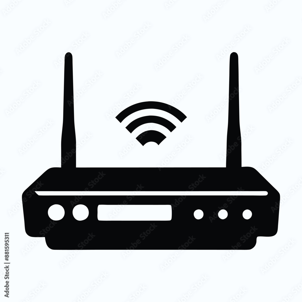 router silhouette vector design router silhouette vector design