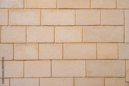 Konstfotografi Background from a wall made of big blocks of bricks