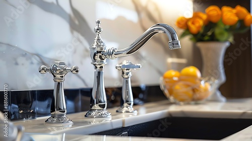 Widespread kitchen faucet