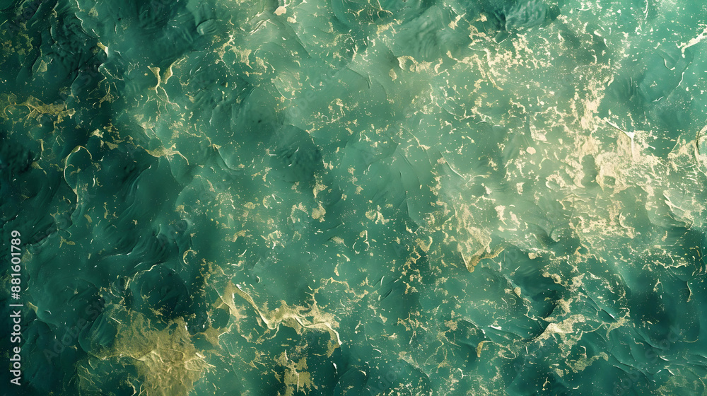 Abstract Background Green Gold Texture Abstract Background Green Gold Texture