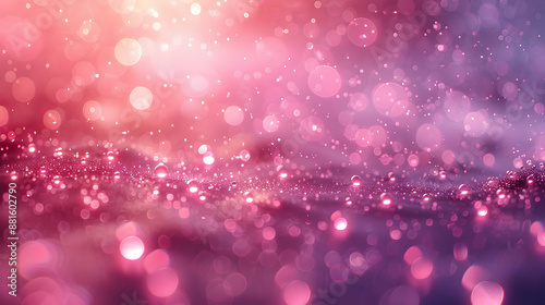 Pink and Purple Bokeh Abstract Background