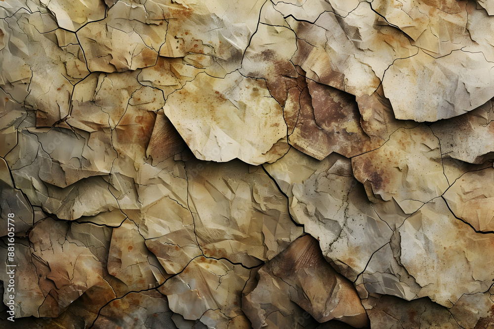 Cracked Stone Texture Background Illustration Cracked Stone Texture Background Illustration