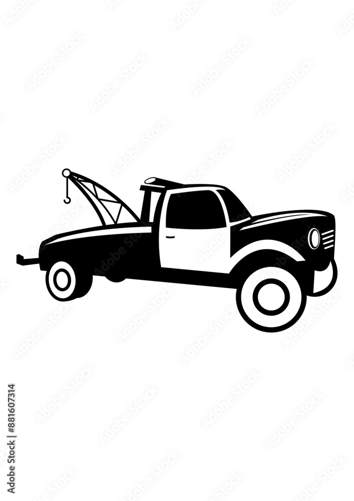 Tow Truck | Towed Car | Operator | Skilled Driver | Towing Cable | Recovery Truck | Roadside Assistance | Towing Vehicle | Original Illustration | Vector and Clipart | Cutfile and Stencil Tow Truck | Towed Car | Operator | Skilled Driver | Towing Cable | Recovery Truck | Roadside Assistance | Towing Vehicle | Original Illustration | Vector and Clipart | Cutfile and Stencil