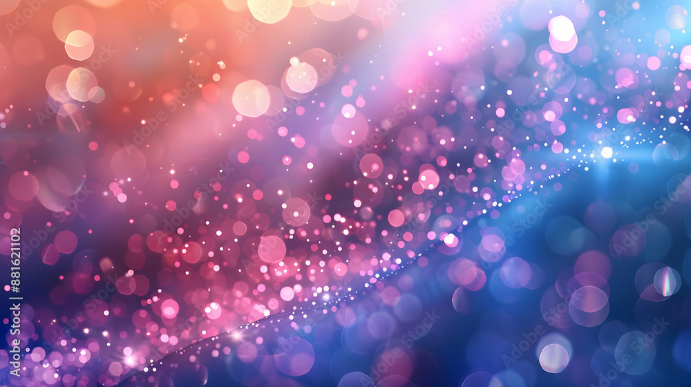 Abstract Background with Pink and Blue Bokeh Lights Abstract Background with Pink and Blue Bokeh Lights