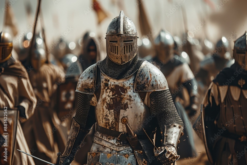 Recreates the chaos and brutality of medieval warfare, showcasing the clash of swords and arrows. Recreates the chaos and brutality of medieval warfare, showcasing the clash of swords and arrows.