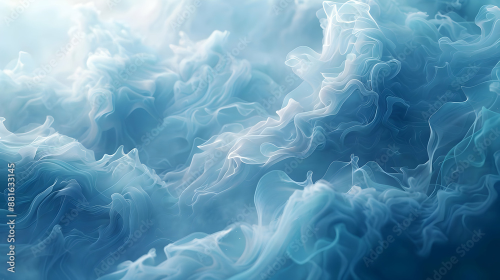 Abstract Blue Fabric Background Abstract Blue Fabric Background