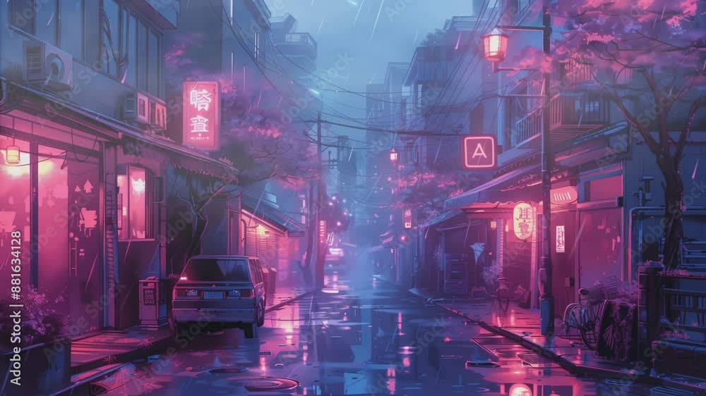 a quiet and deserted city shrouded in cold mist video background a quiet and deserted city shrouded in cold mist video background