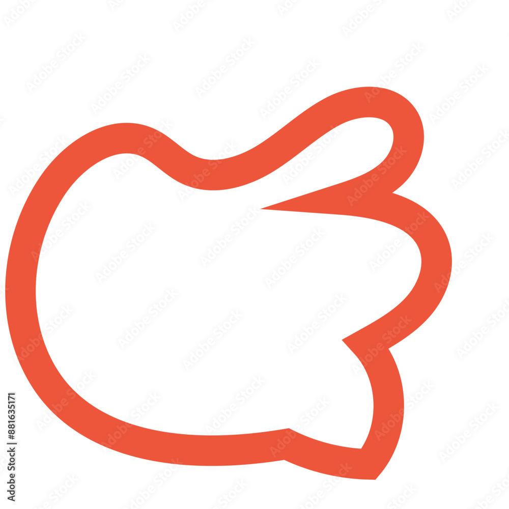 Abstract outlines shapes vector Abstract outlines shapes vector