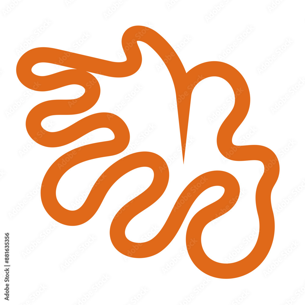 Abstract outlines shapes vector Abstract outlines shapes vector