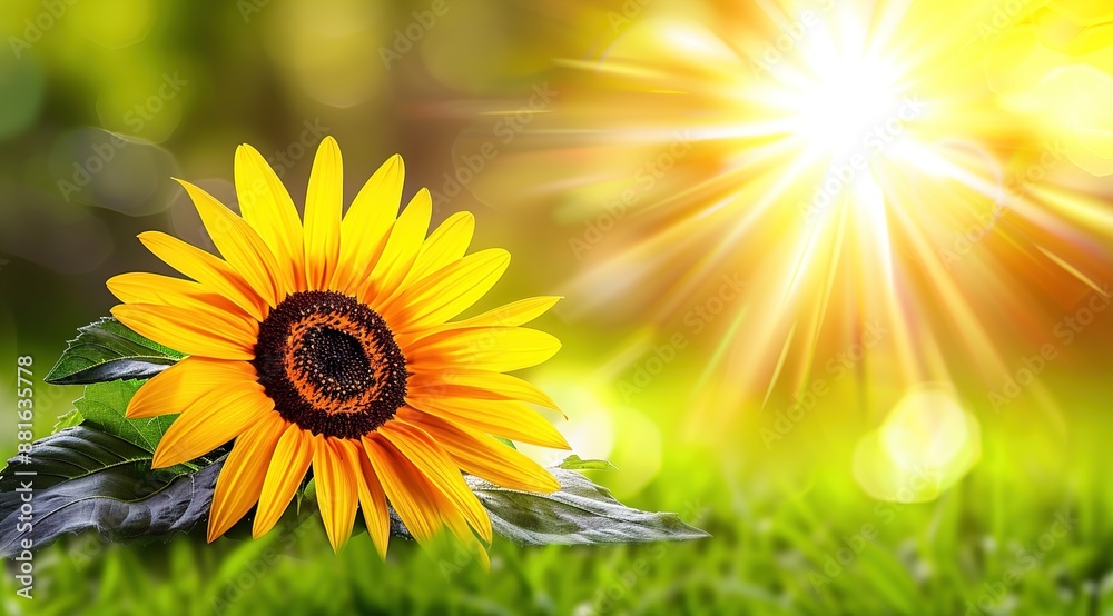 Obraz premium sunflower on a field