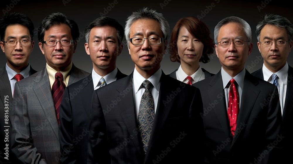 Group of business professionals standing together in formal attire. Confident and diverse team representing corporate leadership and unity. Group of business professionals standing together in formal attire. Confident and diverse team representing corporate leadership and unity.