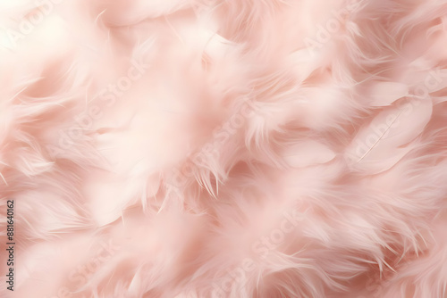 Soft Pink Feather Texture Background