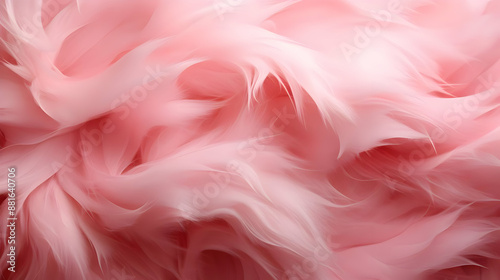 Pink Feather Abstract Background © Siasart Studio