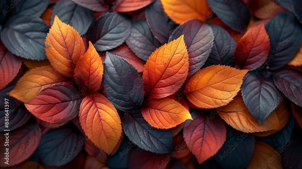 Colorful Autumn Leaves - Generative AI Colorful Autumn Leaves - Generative AI