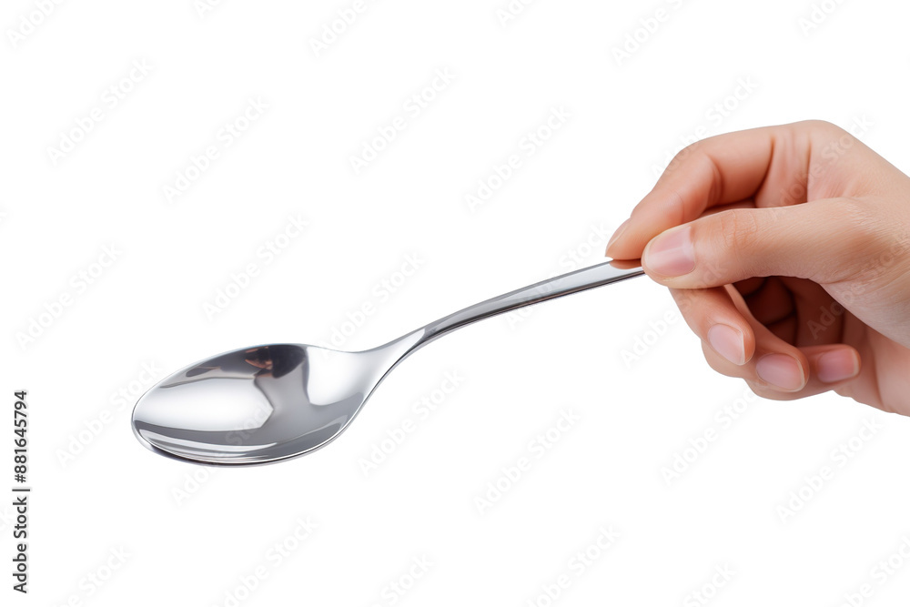 The Magic Spoon: A Culinary Conduit to Another Realm on White or PNG Transparent Background.
