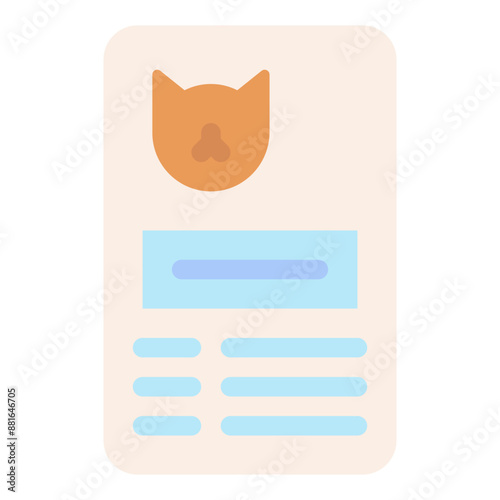 Vector Icon Adopt, Adoption, Contract, Pet, Cat