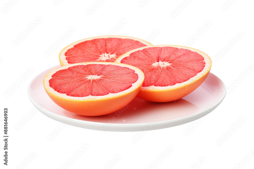 Citrus Symphony: A Grapefruits Slice of Life on White or PNG Transparent Background. Citrus Symphony: A Grapefruits Slice of Life on White or PNG Transparent Background.