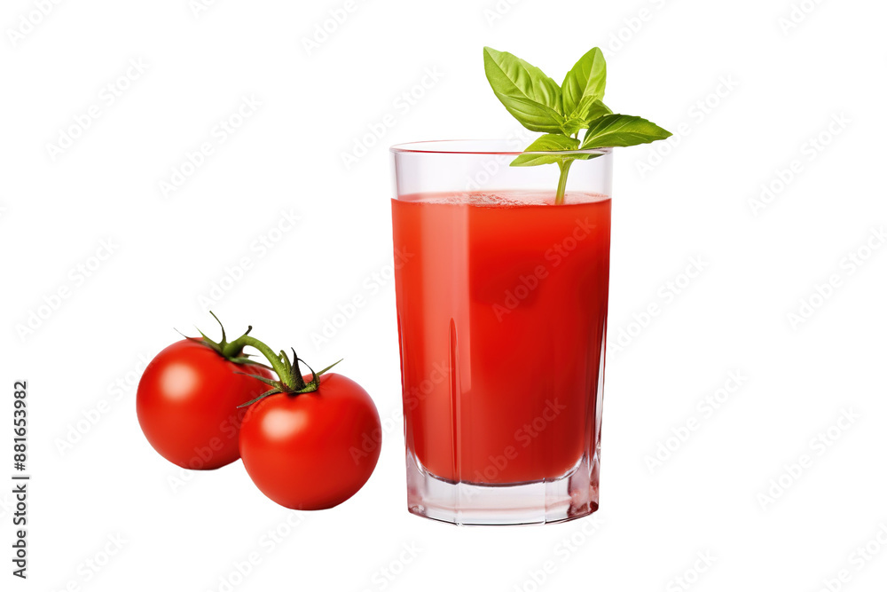 Vibrant Tomato Tango on White or PNG Transparent Background. Vibrant Tomato Tango on White or PNG Transparent Background.