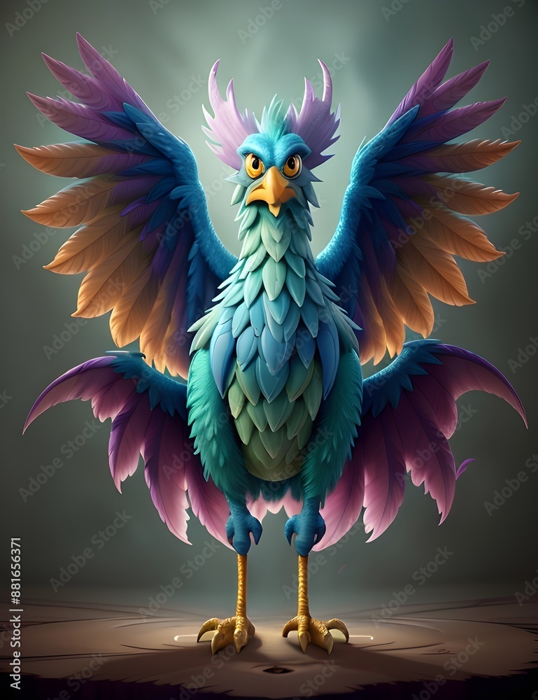 Obraz premium parrot on the branch