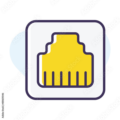 Network adapter vector icon