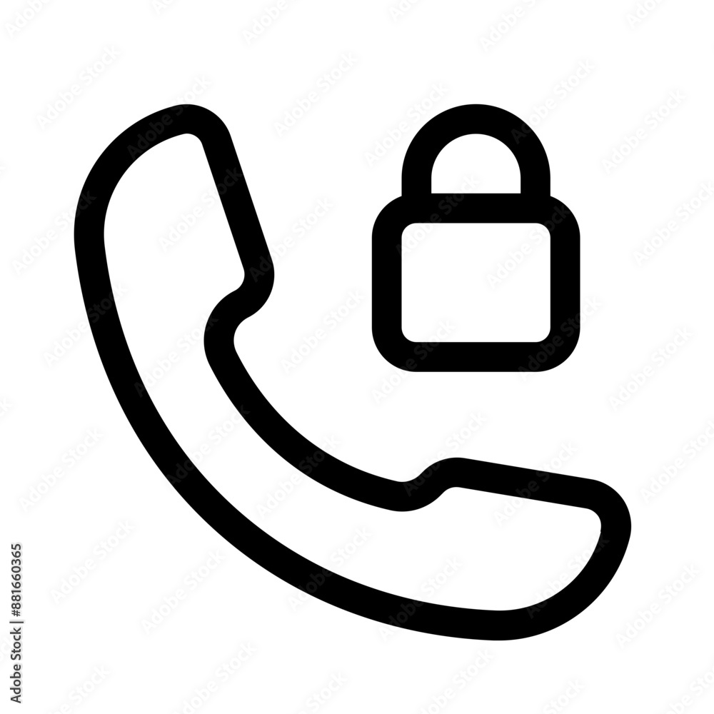 locked call line icons, perfect for website and mobile apps ui projects locked call line icons, perfect for website and mobile apps ui projects